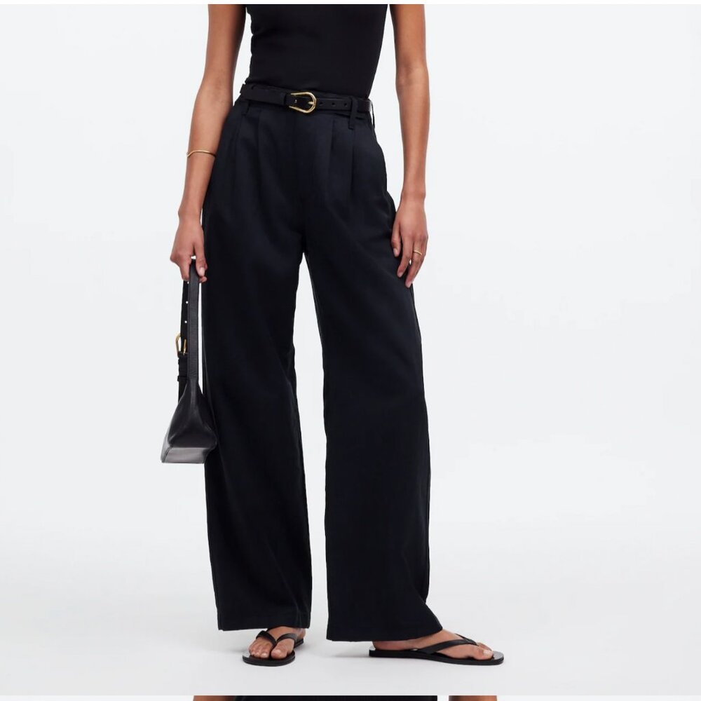 MADEWELL Petite Harlow Wide-Leg Pant 0P